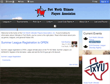 Tablet Screenshot of fortworthultimate.com